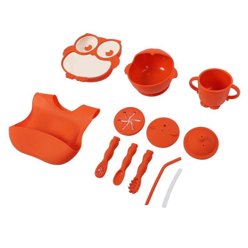 Baby Led Weaning Supplies Owl Shape Teether Safety Strong Suction