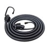 Yingcen 20 Pcs Black Shock Cord Hook 6mm, Plastic Coated