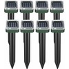 Mole Repellent Solar Powered, 8 Pack Waterproof Ultrasonic Gopher Vole