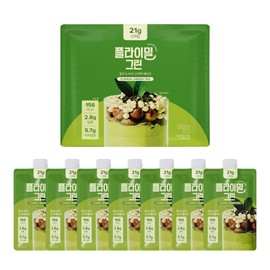 Flimeal Green Tea Matcha Protein Shake, 21g Protein, Low Sugar, Keto-Friendly Meal Replacement Shake, 1.59oz, 7packs, With Crunchy Protein Balls