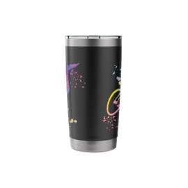 Artistic Cycling Colorsplash Trick Bicycling Stainless Steel Insulated Tumbler