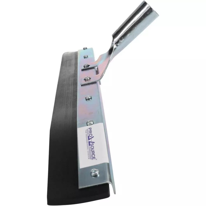 PRO SOURCE Curved 24" Black Rubber-Blade Floor Squeegee, Handle Not