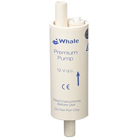 Whale Premium Inline Pump - White, Small