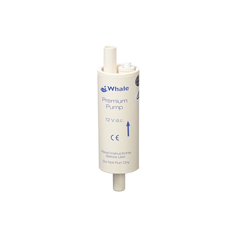 Whale Premium Inline Pump - White, Small