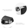 ToBeIT Stainless Steel Hip Flask in Matte Black, 8 oz,