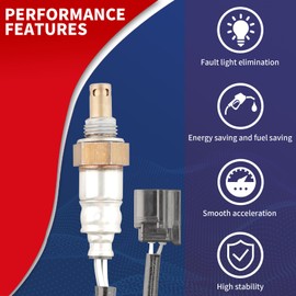 DrCax 36531-HR3-A22 Oxygen O2 Sensor Air Fuel Ratio Compatible with Honda ATV 2014-2023 TRX420 Rancher TRX500 Foreman Rubicon TRX520 Replace 36531-HR3-A21