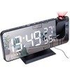 DollaTek Radio projection alarm clock LED large screen display temperature