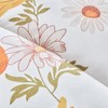 Yellow Floral Comforter Sheet Set Bed in a Bag 6
