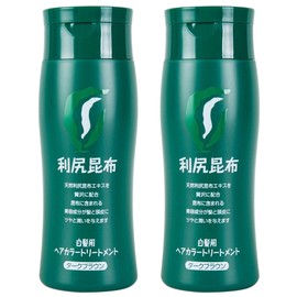 Pure 4582142694027 Kelp Hair Color Treatment, Gray Hair Dye (Dark Brown), 7.1 oz (200 g) x 2 Bottles