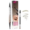 4D Eyebrow Pencil, Waterproof Eyebrow Pen, 2 in 1 Long Lasting Eye Brow Pen with 4 Tip, 2025 Magic Eye Brow Pencil Natural Makeup Eyelashes Line, for Girls & Women