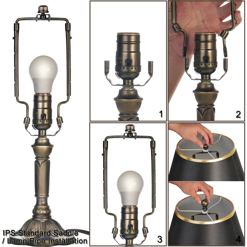 7 8 9 10 inch Lamp Shade Harp Holder,Adjustable Lamp