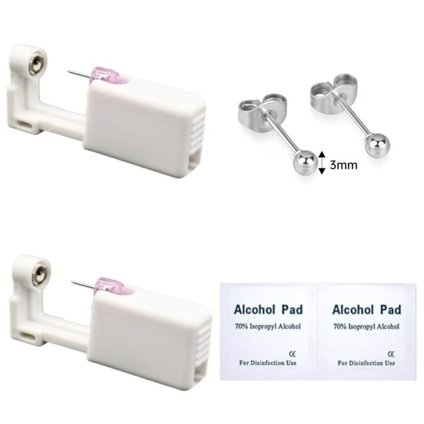 TAOJIANGYAOYAO 6 Pieces Disposable Ear Piercing Kit, Ear Piercing Gun