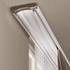 Silent Double Curtain Track Ceiling Mount 6'/8'/10'/12'/15', Wide 4" White