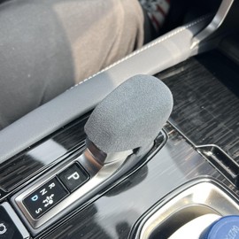 ZiWen New Interior Trim Center Gear Shift Knob Cover Accessories for Lexus RX 350 RX 500h 2023 2024 NX 250 NX 350 NX 350h NX 450h 2022 2023 2024 (Suede Black)