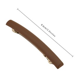 scicent Girls Hair Clips 6 Pcs Elegant Spring Hair Grips for Women Girls Acrylic Steel Hair Clip Snap Hair Pins No-Slip Solid Color Hairpin Fashion Hair Accessories for Daily Wearing - 28011