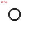 sourcing map Metric Nitrile Rubber O-Rings Seal Rubber 11.6 mm