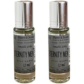 Fragrance Perfume smell like Eternity Men Roll On Oil 12 ml (Pack of 2)