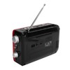 Multifunction Radio with LED Light Speaker Support Memory Card MMC