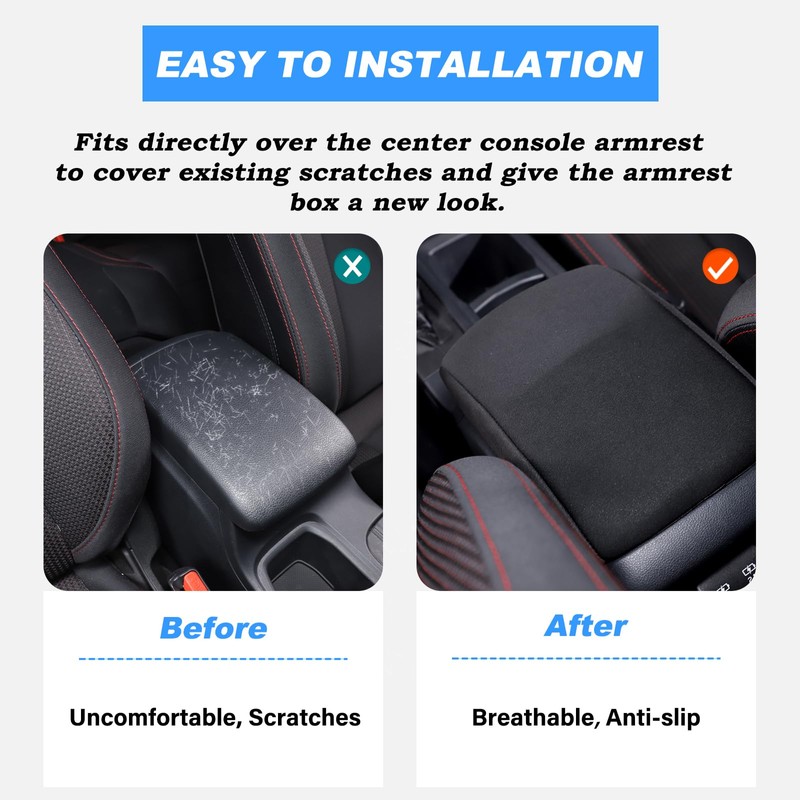 YinanIutos Center Console Cover Compatible with Subaru WRX 2022-2025 Car