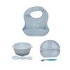 PAPU BABY Set de Alimentacion - 1 Babero, 1 Bowl