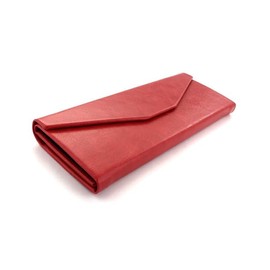 OWNDAYS OM5003 Glasses Case, Foldable, Portable, Lightweight, Glasses, Sunglasses Case, red