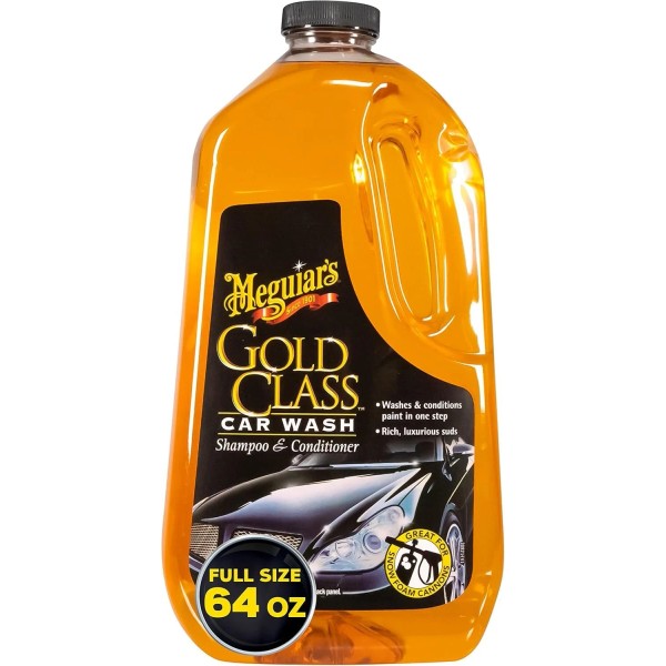 Meguiar's G7164 Gold Class Car Wash Shampoo & Conditioner Soap