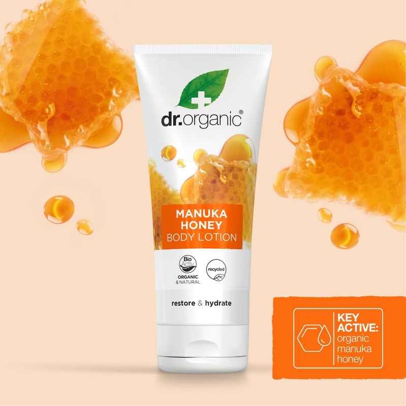 Dr.Organic Natural Organic Manuka Honey Skin Lotion 200ml by Dr.