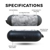 Speaker Skin Compatible with Beats Pill (2024) - Gray Polygon