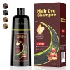 KAISASA Dark Brown Hair Dye Shampoo 3 in 1Argan Herbal