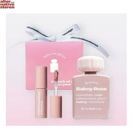 ALTERNATIVESTEREO Lip Potion Balmy Rose with Lip Base Mini Set 3items, Color:10 Lilac Rose