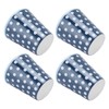 4Pcs/Set Cute Melamine Mug Imitation Porcelain Beverage Cup for Home