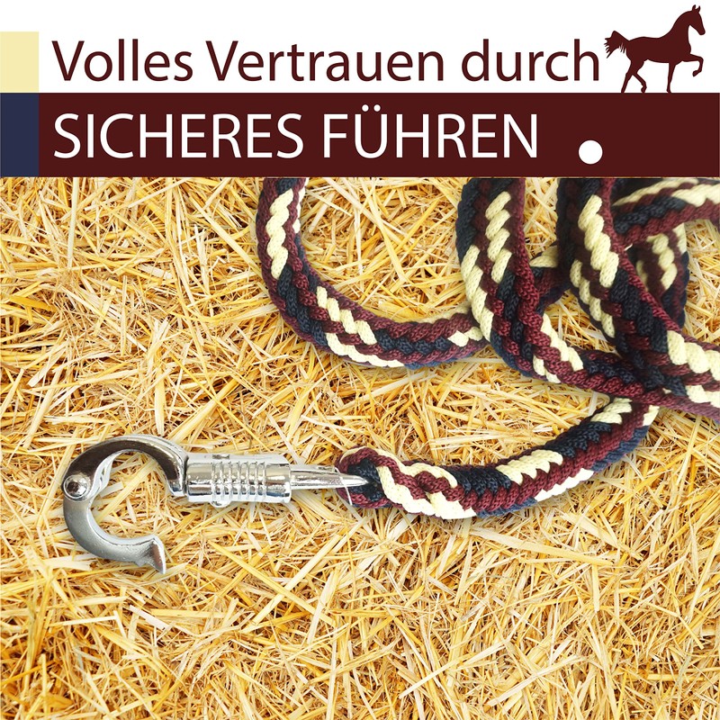 Lead Rope Horse Tie Rope for Horses with Sturdy Panic