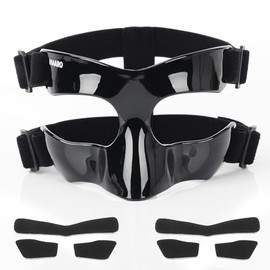 Nose Protection for Broken Nose Face Masks for Football, Basketball and Other Sports, Adjustable Transparent for Adults and Teenagers, Suitable for Men and Women