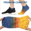 TikMox Crew Toe Sock, Cotton Ankle sock, Arch Support, Running