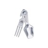 Outdoor Edge Unisex - Adult CHOWLITE Camping Cutlery Set, Silver,