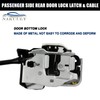 Nakuuly Left Driver Side Rear Door Lock Latch & Cable