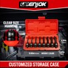 Upenjok 8-Pieces 1/2" Drive Impact XZN Triple Square Bit Socket