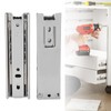 2pcs 5in Mini Short Drawer Slides Furniture Guide Rail Full