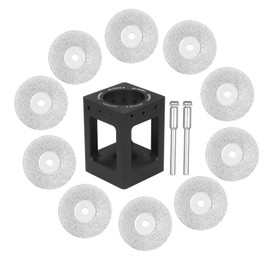 Tungsten Electrode Sharpener Tungsten Needles Tungsten Rods Grinder Aluminum TIG Welding Tungsten Electrodes Sharpen Tool with 10 Diamond Wheels 2 Mandrels Storage Pouch