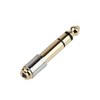 okcsc 3.5mm to 6.35mm Headphone Pure Copper Gold-Plated Jack Adapter