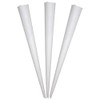 Perfectware Cotton Candy Paper Cones, White, 300 Count