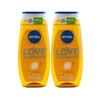 Nivea Shower Care, Original Scent Sun, Bottle, Welcome Sunshine, Pack of 2 (2 x 250 ml)