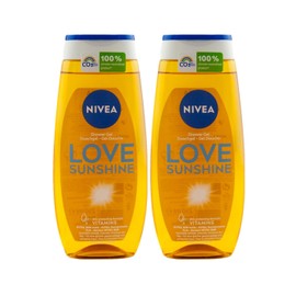 Nivea Shower Care, Original Scent Sun, Bottle, Welcome Sunshine, Pack of 2 (2 x 250 ml)