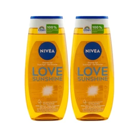 Nivea Shower Care, Original Scent Sun, Bottle, Welcome Sunshine, Pack of 2 (2 x 250 ml)