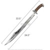 Munetoshi 33.5” Cutlass Machete Manganese Steel Battle Ready Full Tang
