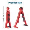 ANIS·KEBBR Heat Resistant Silicone Hot Dish Gripper 3-in-1 Lock Anti-Scald