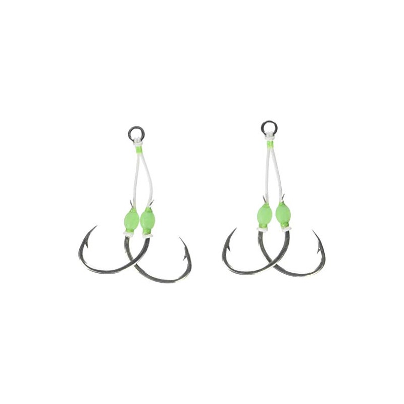 Mustad Slow Pitch Jigging Assist Fishing Terminal Tackle (2 Pack),