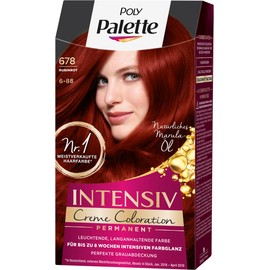 Palette Intensive Creme Colouration Hair Colour, 6-88/678, Ruby Red, Level 3, 3 x 115 ml, Permanent Colour, for up to 8 Weeks of Intensive Colour Shine and 100% Grey Coverage