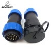 SZJELEN SD28 28MM 16Pin Pair Aviation Cable Connector Plug Socket,Waterproof