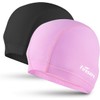 Firesara Fabric Swim Cap, High Elasticity Swimming Cap Keeps Hair